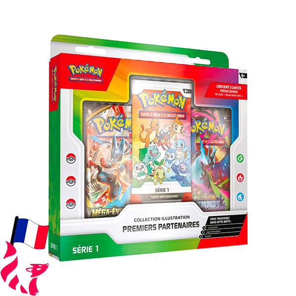 Pokémon - Coffret illustration Premiers Partenaires - Série 1