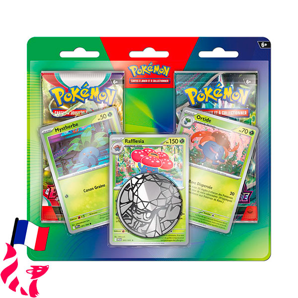 Pokémon - Pack 2 boosters Mystherbe / Ortide / Rafflesia (mars 2026)