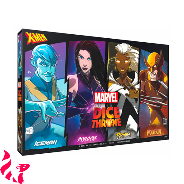 Dice Throne Marvel - Iceberg, Psylocke, Tornade, Wolverine