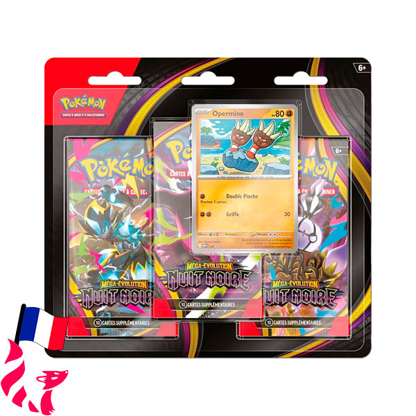 Pokémon - ME05 Nuit Noire - Tripack Opermine